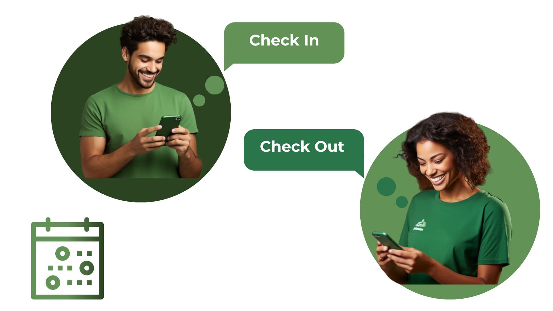 Attendance Bot check-in and check-out on WhatsApp